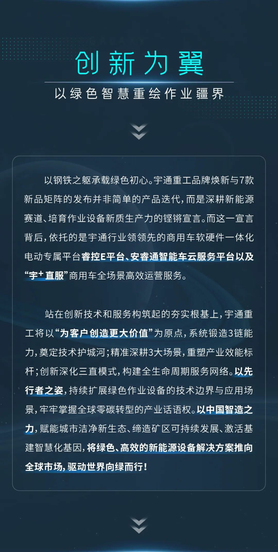 宇通重工品牌焕新而来，新能源设备全新发布，定义“智慧作业”!