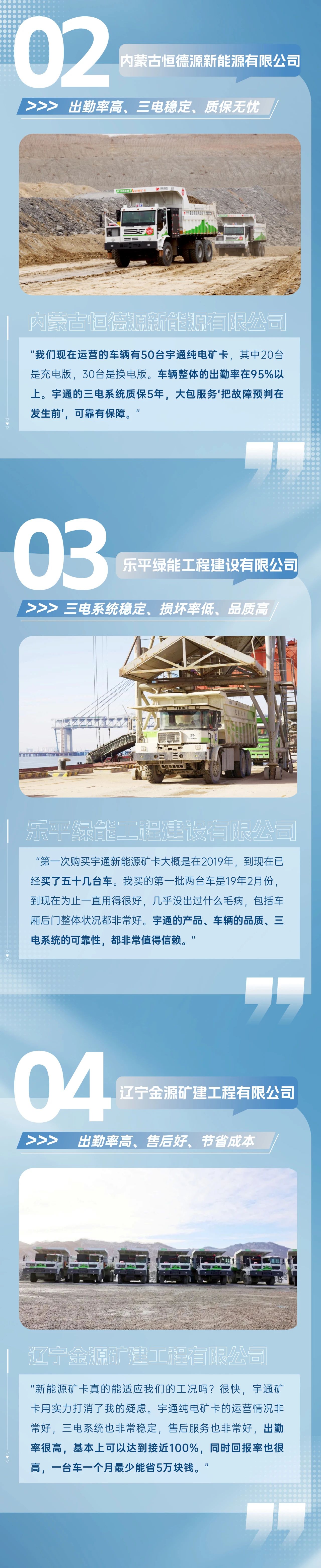 客户说矿卡丨宇通矿卡圈粉矿山，实力诠释众多矿山首选！