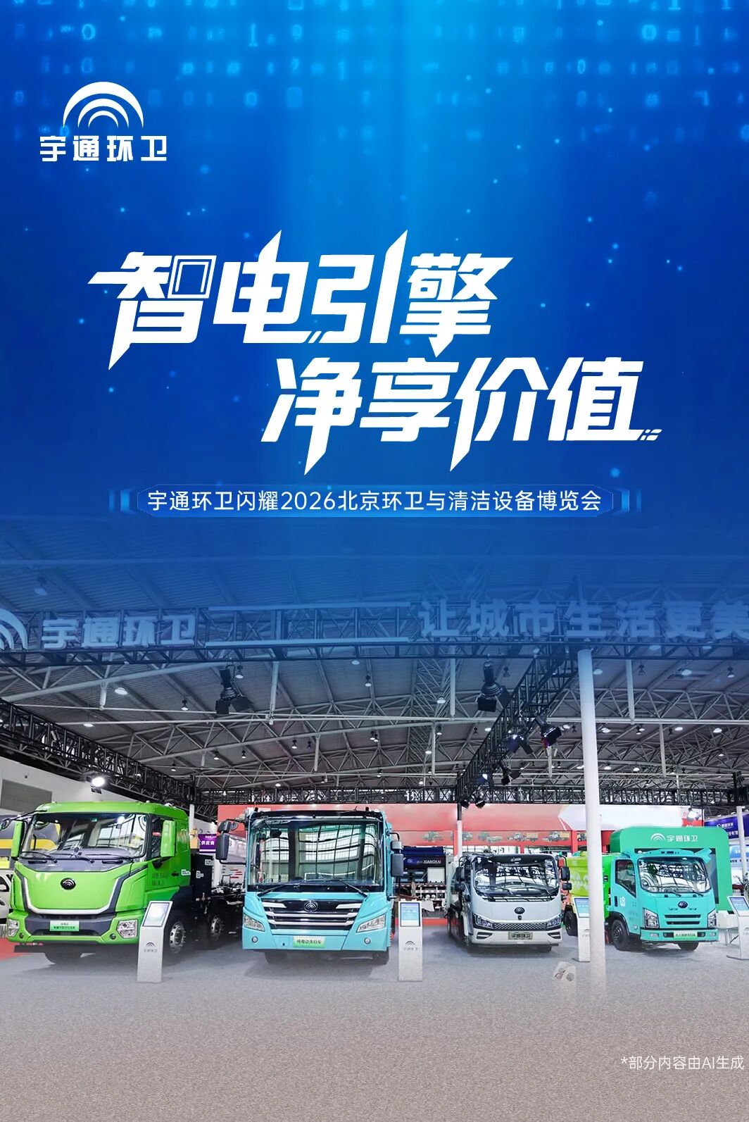 智电引擎正当时!宇通环卫重磅亮相2026北京环卫与清洁设备博览会! 图片
