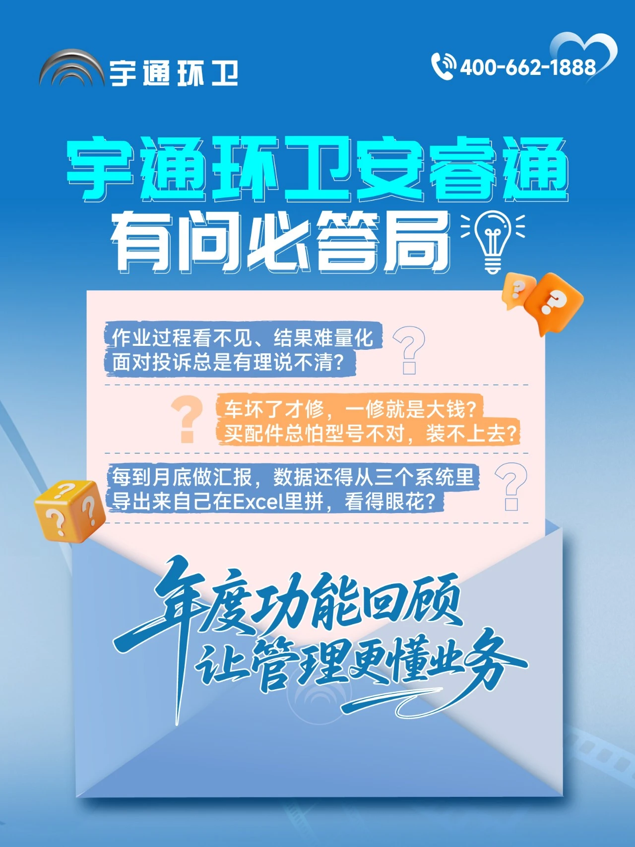 宇通环卫安睿通“有问必答局”第九期