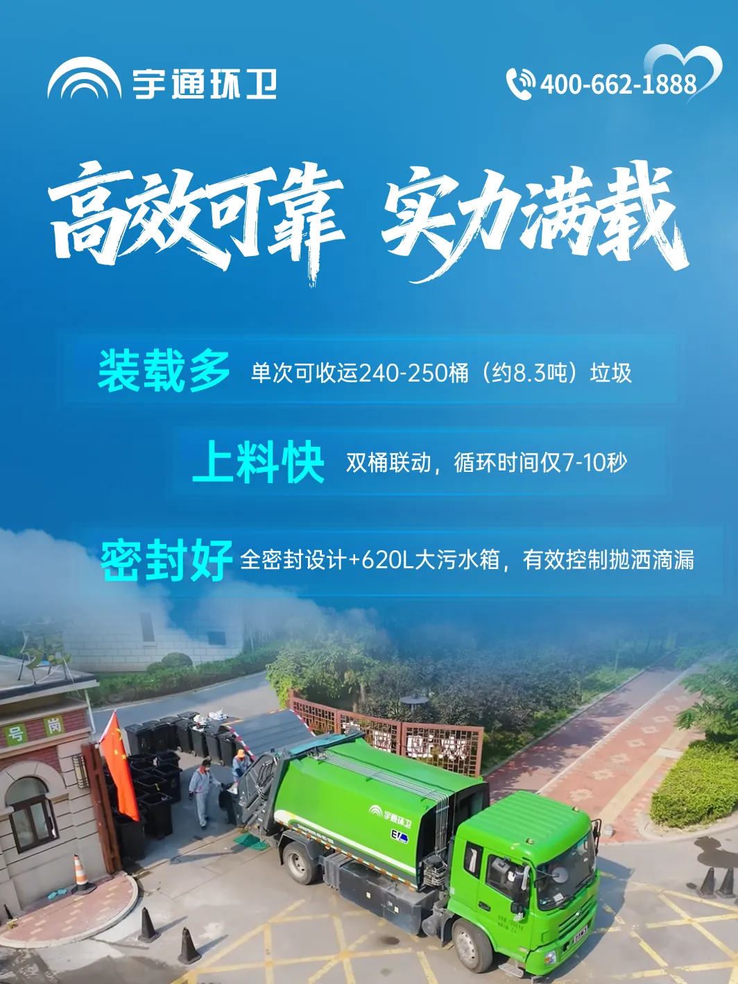兼顾续航、经济与可靠的垃圾转运解决方案！