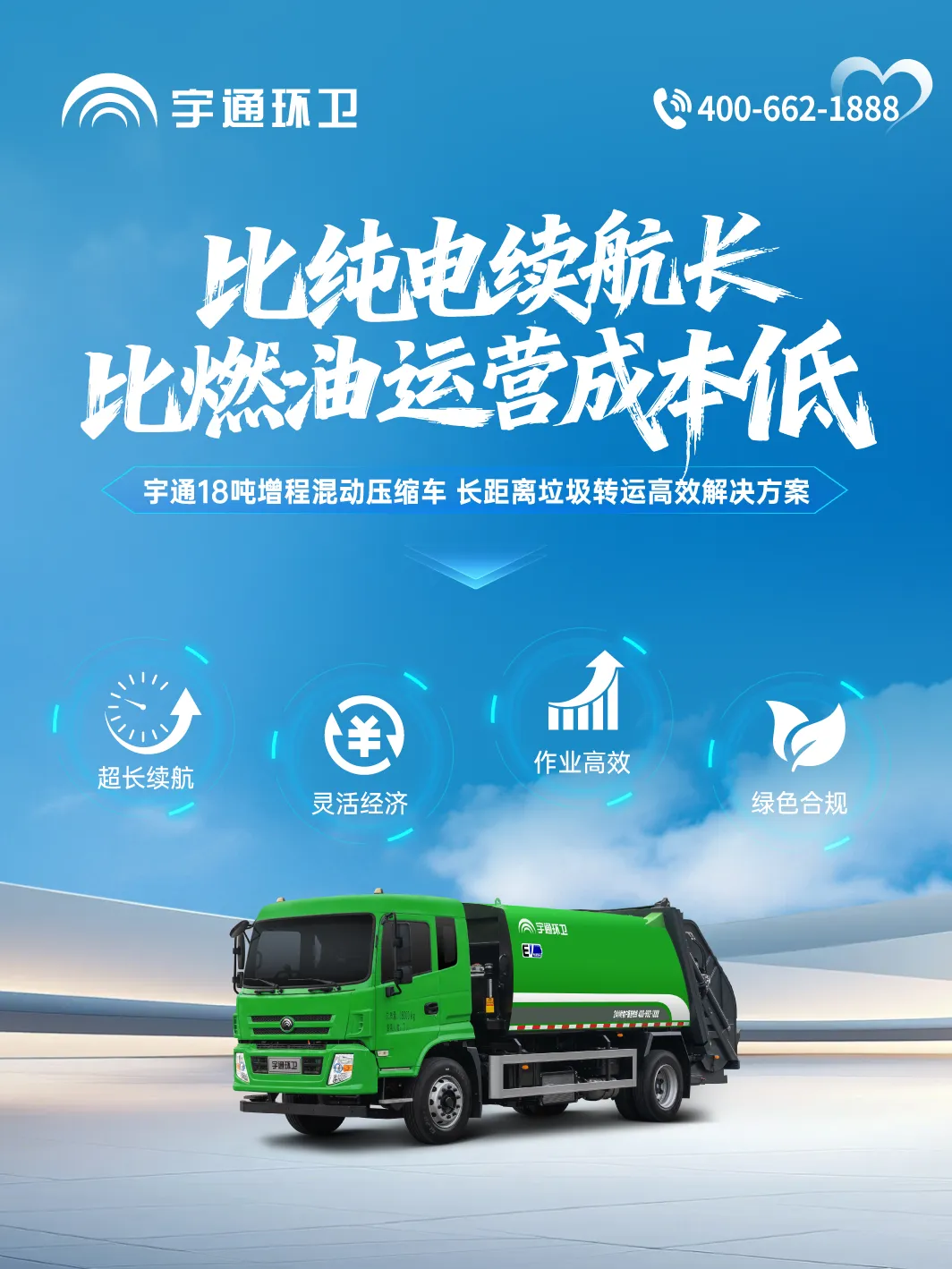兼顾续航、经济与可靠的垃圾转运解决方案！