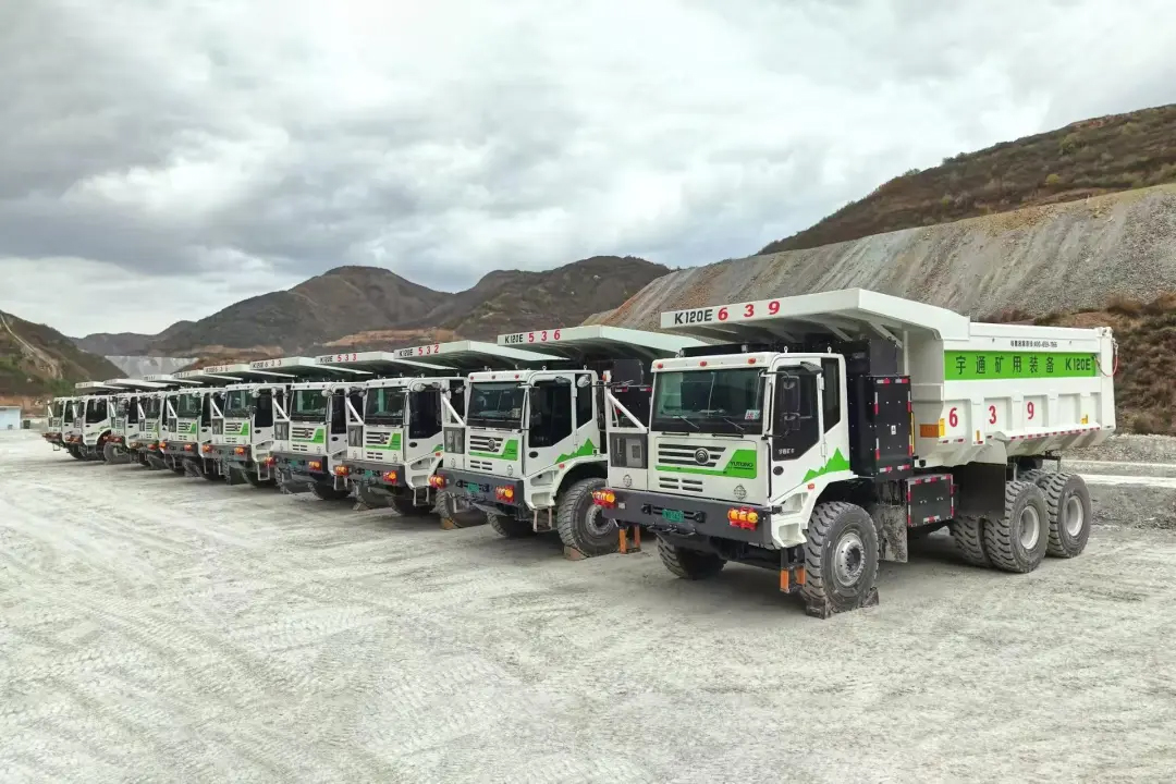 绿动陇南！宇通矿卡批量交付甘肃陇南，安全节能竞赛再启新程!