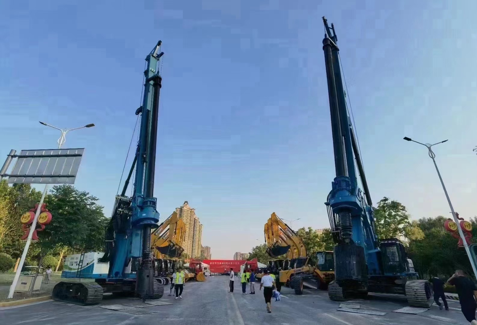 出发！宇通电动旋挖钻机参与龙凤大道等重点交通项目建设